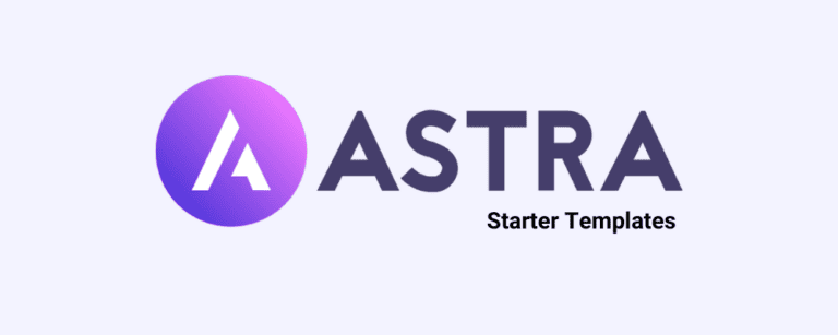 astra starter templates