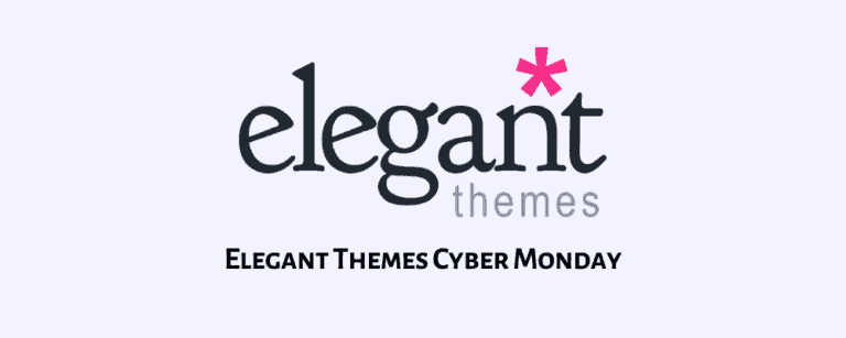 elegant themes cyber monday