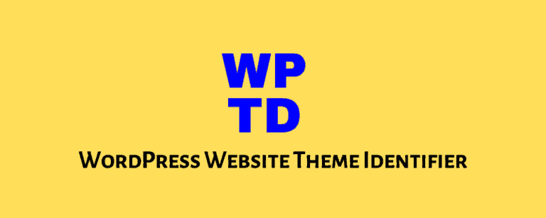 wordpress website theme identifier
