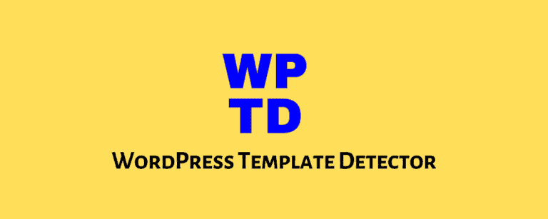 wordpress template detector